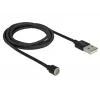USB kábel DeLOCK 85724 USB 2.0 1,1 m čierny