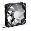 SHARKOON SHARK Mirror RGB PWM Reverse 120 mm ventilátor do skrinky, 1500 RPM, čierny