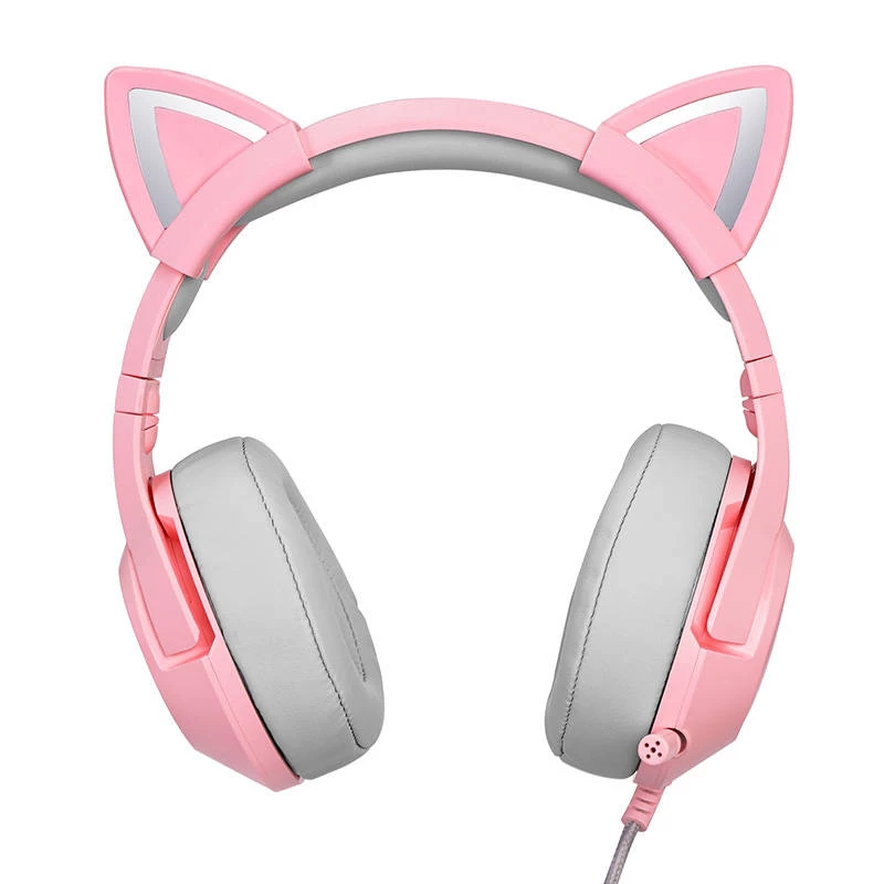 Headset Onikuma K9 Pink RGB herný headset