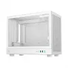 Počítačová skriňa DeepCool CH160 PLUS WH Small Form Factor biela, microATX, tvrdené sklo, USB-C