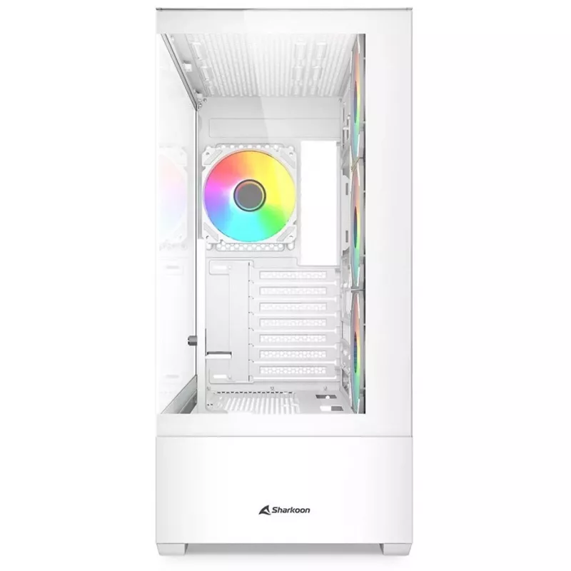 PC skriňa Sharkoon AK6 RGB, ATX, biela