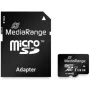 MediaRange MR945 - Flash pamäťová karta (microSDXC so SD adaptérom) - 128 GB - UHS-I / Class10 - microSDXC - čierna (MR945)