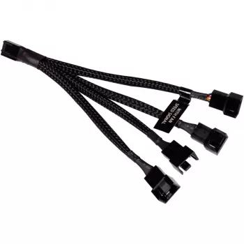 RGB rozdeľovací kábel Alphacool 18682 čierny plast 150 mm