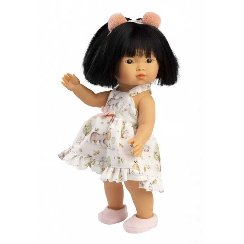 Bábika 28 cm Llorens s realistickými črtami a mäkkým telom, model 28040