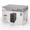 Gembird UPS-PC-652A záložný zdroj napájania (UPS) Line-Interactive 0,65 kVA 390 W 3 AC výstupy