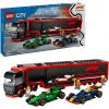 LEGO CITY 60445 F1 - Kamión s RB20 & AMR24 F1 autami