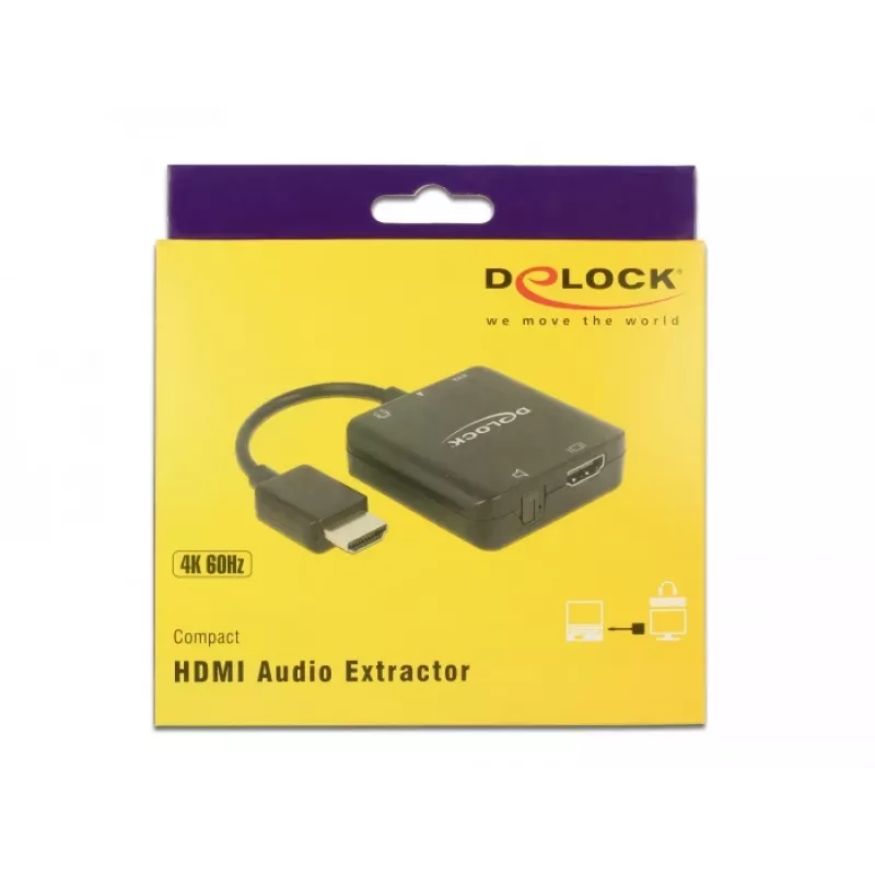 Video káblový adaptér HDMI typ A DeLOCK 63276