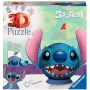 Ravensburger 11574 Disney Stitch 3D puzzle guľa s ušami, 77 dielikov, od 6 rokov