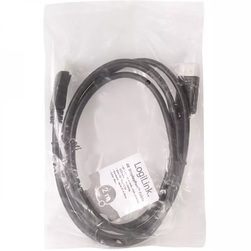 DisplayPort kábel LogiLink CD0101 2 m čierny