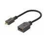Microconnect HDM19F19MMC kábel prepínač pohlavia HDMI Type-D (Micro) HDMI čierny