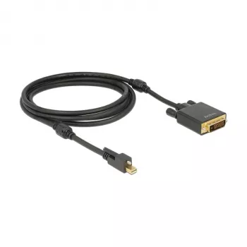 Videokábel adaptér DeLOCK 83726 Mini DisplayPort na DVI 2 m čierny
