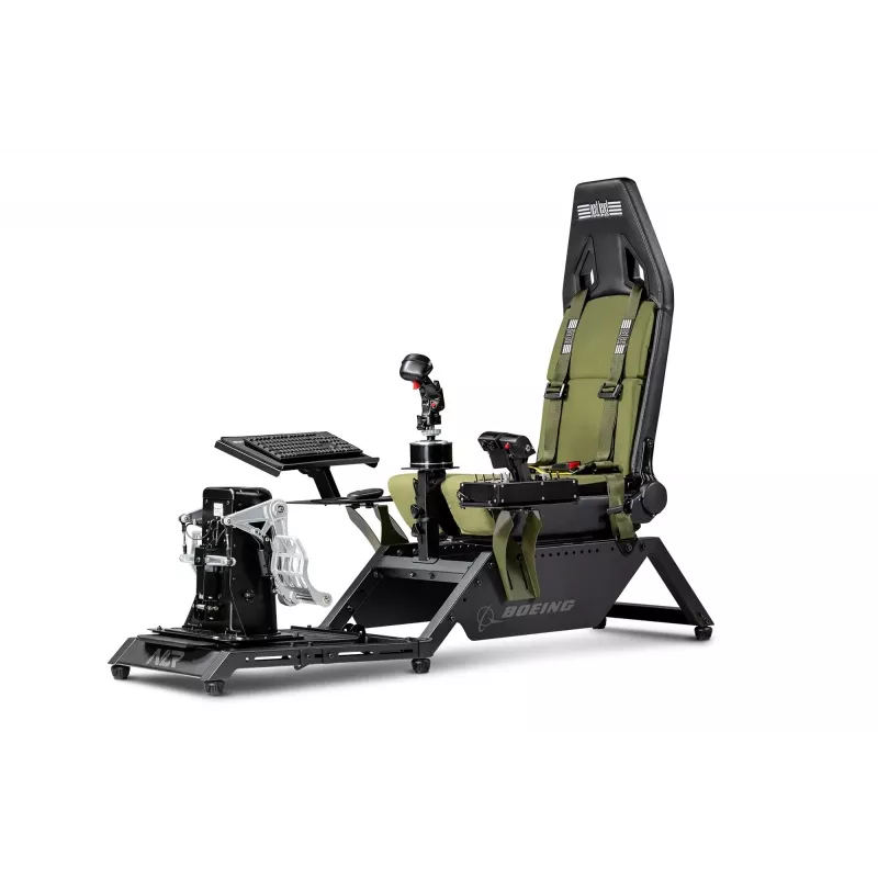Sedadlo kokpitu Next Level Racing Flight Simulator Boeing Military 396055 — špeciálne sedadlo pre letecký simulátor, kompatibilné s riadiacimi pákami a pedálmi