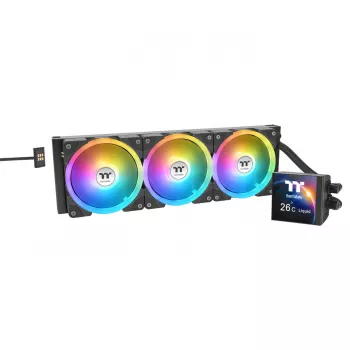 Kvapalinový chladič CPU THERMALTAKE MAGFloe 420 čierny 420mm radiátor