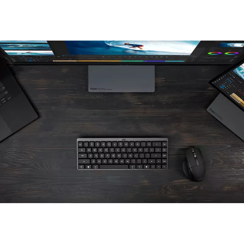ASUS ProArt KD300 65% mechanická RGB klávesnica, USB + RF Wireless + Bluetooth, čierna