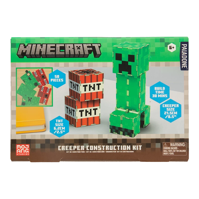 Stavebnica Paladone Minecraft Creeper – zostaviteľná figúrka Creeper sada