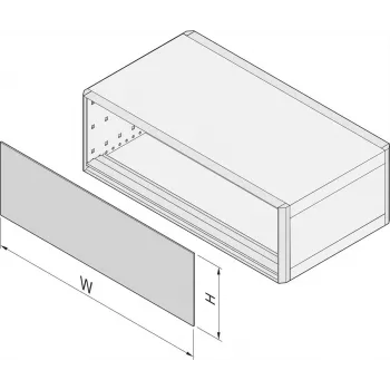 SCHROFF U-FRONTPL. EMC 3U 84HP - príslušenstvo do racku (24572606)