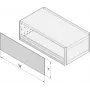 SCHROFF U-FRONTPL. EMC 3U 84HP - príslušenstvo do racku (24572606)