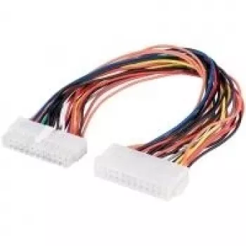 Wentronic Goobay Interný PC napájací kábel, 0,3 m - 24-pinový konektor samec > 24-pinový konektor samica (93239)