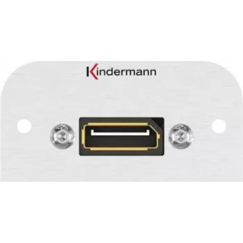 Kindermann 7441000588 zásuvkový modul DisplayPort hliník (7441000588)