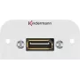 Kindermann 7441000588 zásuvkový modul DisplayPort hliník (7441000588)