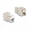 DeLOCK 88119 Keystone modul plochý biely RJ-45 10 ks