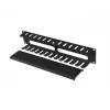 Rackový 19 inch 2U organizér káblov LANBERG AK-1705-B, čierny