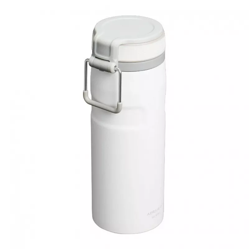 Termohrnček STANLEY Iceflow na každodenné použitie 470 ml, nerezová oceľ, flip uzáver, biela