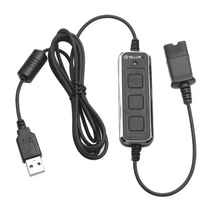 Náhlavná súprava Tellur Voice 510N monaurálna USB čierna