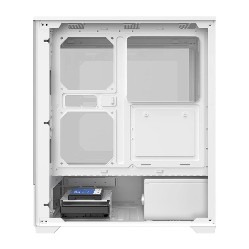 Počítačová skriňa DarkFlash C365 (biela) kompatibilná s ATX/mATX/Mini-ITX