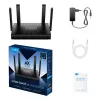 Cudy WR3000 bezdrôtový router Gigabit Ethernet Dualband (2,4 GHz / 5 GHz) čierny