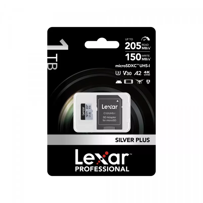 Flash pamäť Lexar 1TB UHS-I MicroSDXC SILVER PLUS