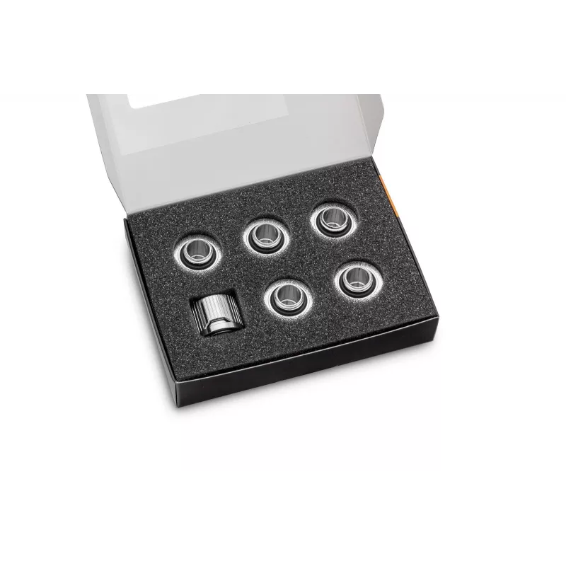 Prípojka EK Water Blocks EK-Quantum Torque 6-Pack STC 10/16 mosadz nikel strieborná