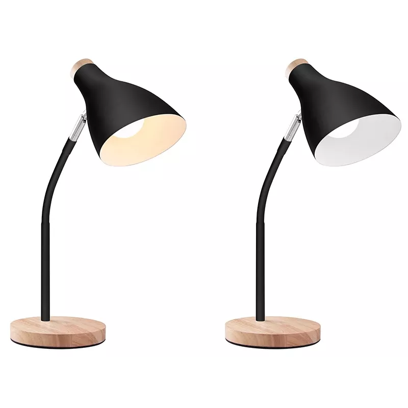 Stolná lampa TRACER TRAOSW47237 Scandi čierna LED nastaviteľná jas, nastaviteľné rameno