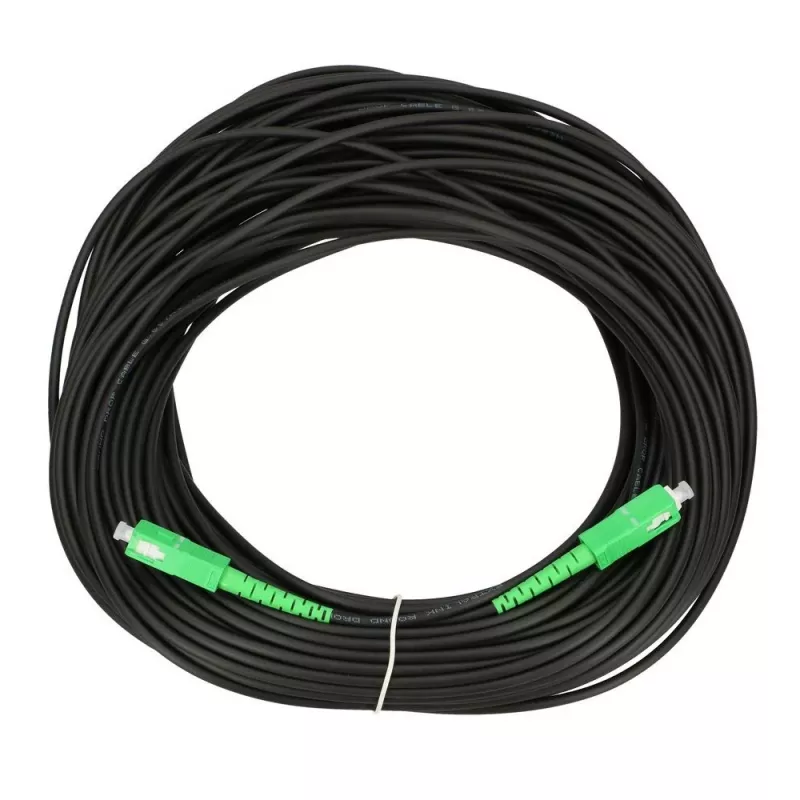 Extralink SC/APC-SC/APC patchkord, okrúhly, závesný, Singlemode, Simplex, G.657A2, 15 m