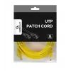 Sieťový kábel GEMBIRD PP6U-5M/Y – Cat6 U/UTP, RJ-45 na RJ-45, 5 m, žltý