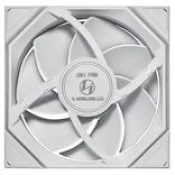 Skriňový ventilátor Lian Li UNI FAN TL LCD Wireless ARGB PWM 140 mm biely, model 14RTLLCD1W1W