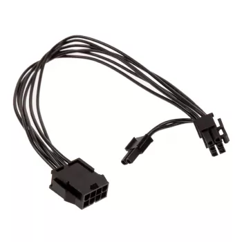 Napájací kábel Kolink PCIe 8-pin na ATX/EPS 8-pin 0,35 m čierny
