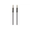 Gembird kábel CCAP-444-0.75M (jack samec M - jack samec M, 0,75m, čierny) audio kábel 3,5mm čierny (CCAP-444-0.75M)