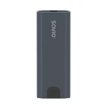 Puzdro na M.2 SSD SAVIO AK-67 sivé, USB 10 Gbit/s, podpora pre jednotlivé M.2 disky