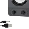Esperanza EGS107 reproduktor 2.1 USB LED 5 W čierny