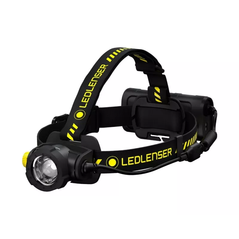 Čelová lampa Led Lenser H15R Work čierna žltá