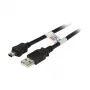 Efb K5251SW.1,8 USB kábel čierny
