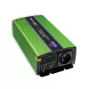 Automobilový menič Qoltec Monolith 1200 W zelený 12 V