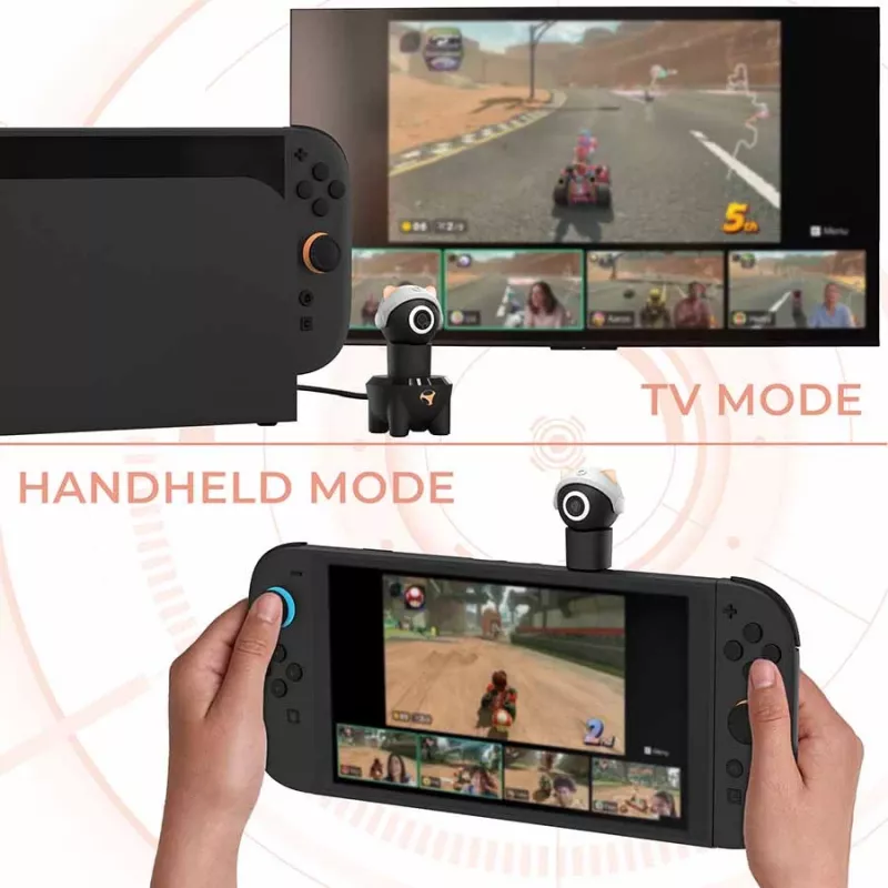 Subsonic Playcam 1080 2in1 HD mini kamera pre Nintendo Switch 2 červená