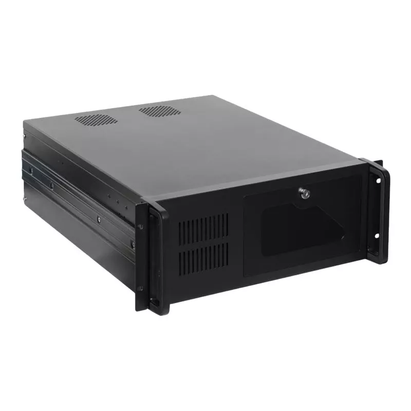 Netrack NP5104 19-palcová 4U rackmount serverová skriňa, microATX/ATX/eATX, hĺbka 530 mm