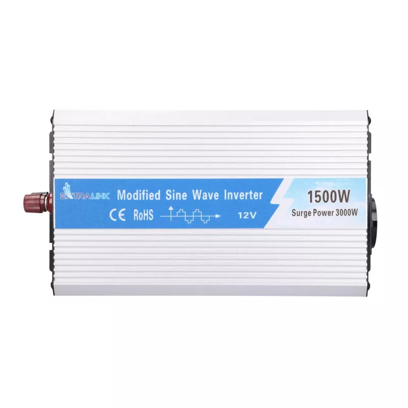 Extralink menič napätia 12V - 230V, 1500W, modifikovaná sínusovka OPIM-1500W