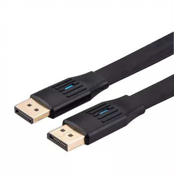 VALUE DisplayPort kábel v1.4 DP-DP plochý ST/ST 1m - kábel - digitálny/obrazový/video - 1 m (11.99.5861)