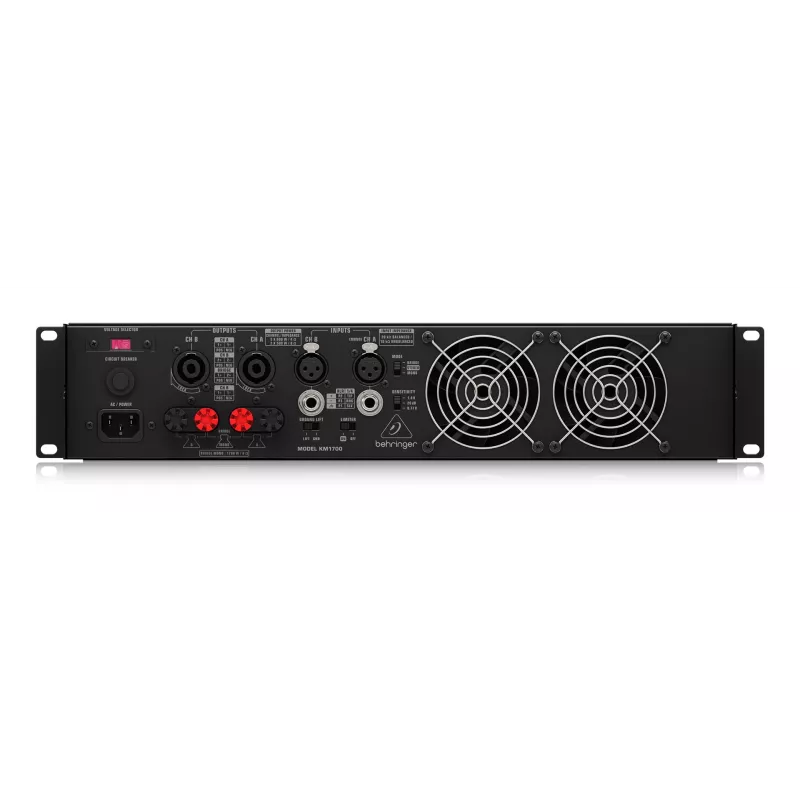 Behringer KM1700 audio zosilňovač performance/pódium čierna