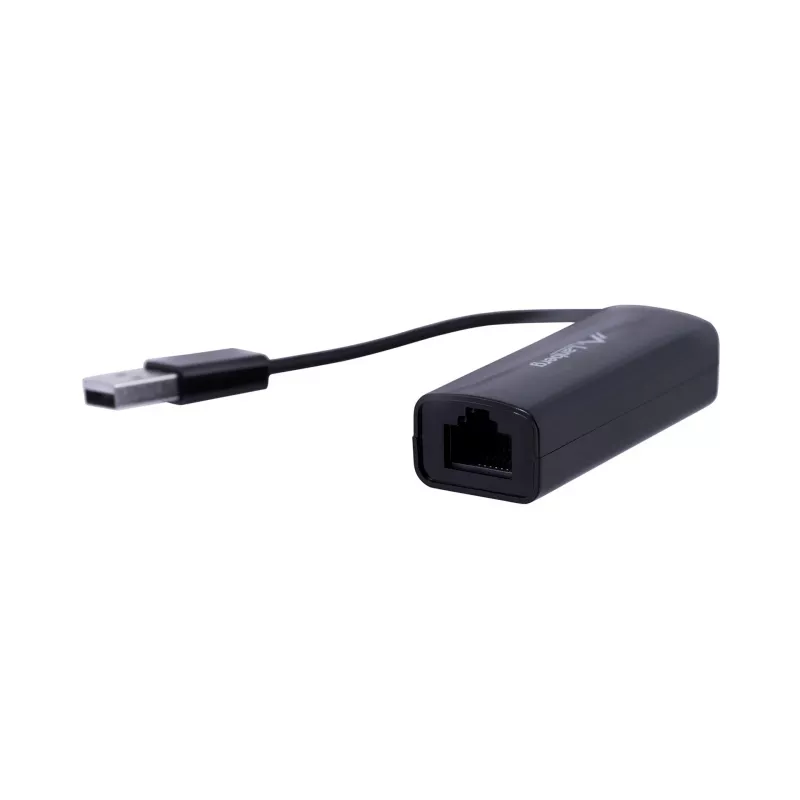 Sieťový adaptér Lanberg NC-0100-01 USB 2.0 na RJ45 100 Mbit, kábel 0,15 m