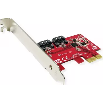 Interná SATA rozhranie karta ROLINE 15062148 PCIe Low-Profile 6 Gbit/s